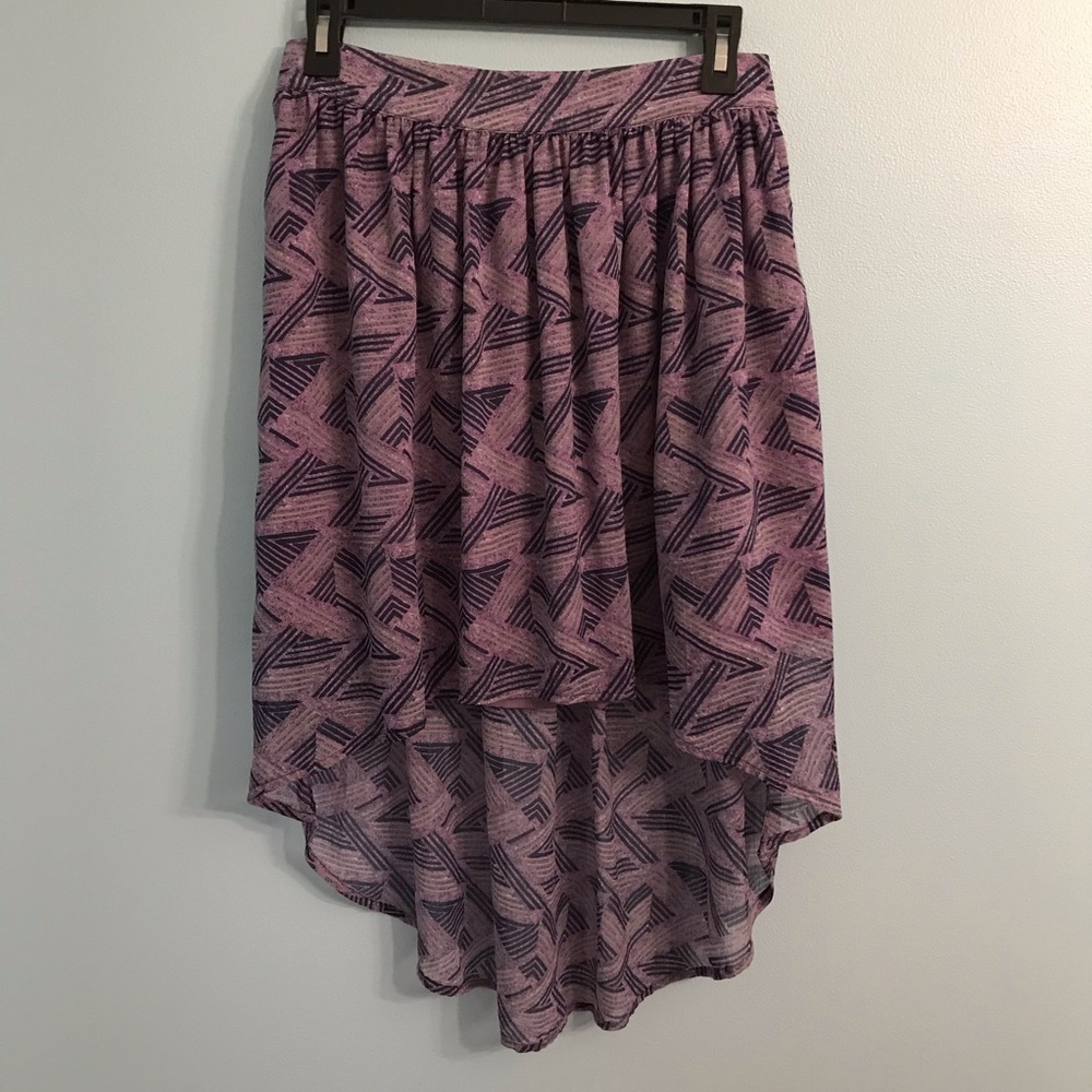 NWOT Converse High-low Geometric Skirt